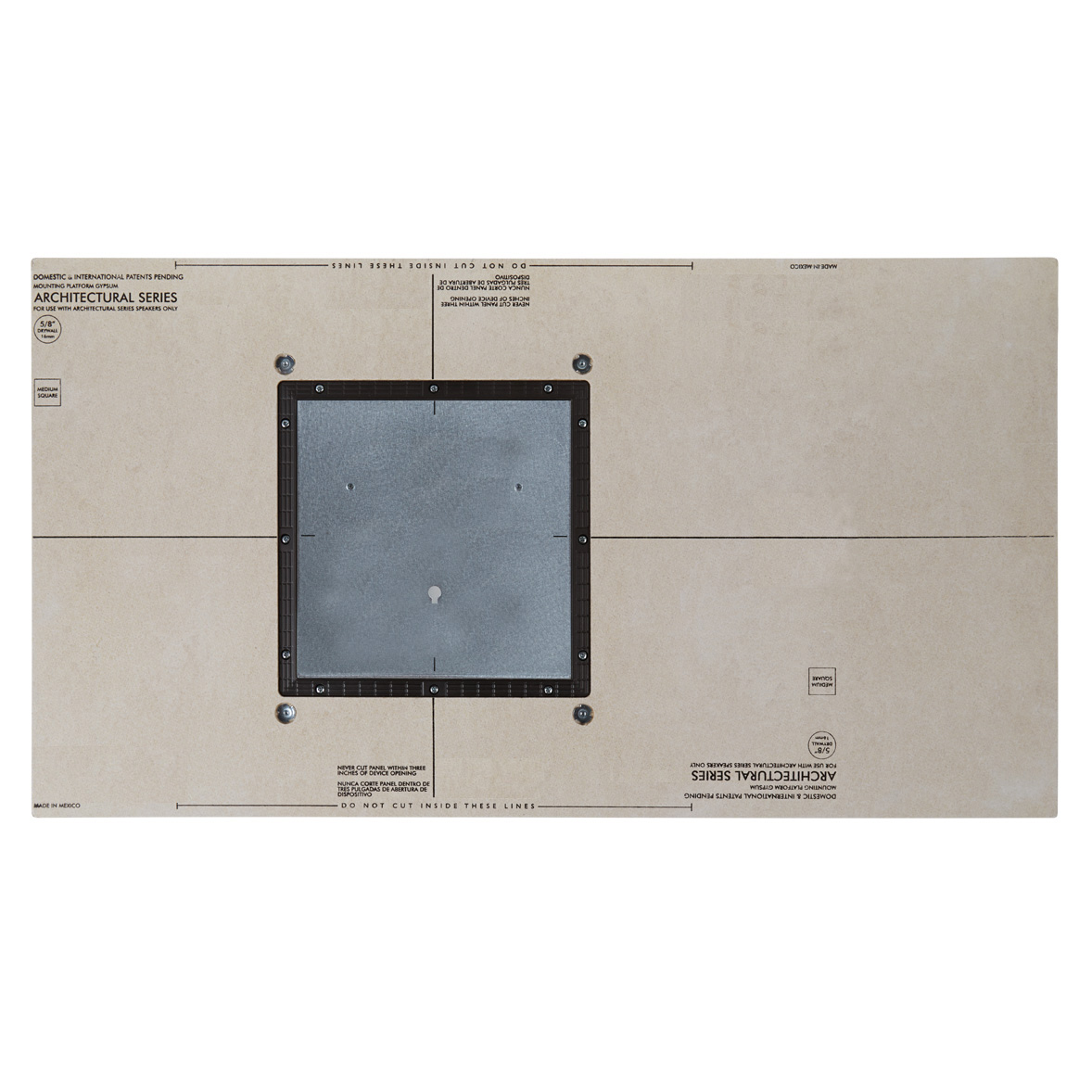 5/8" Medium Gypsum Mounting Platform