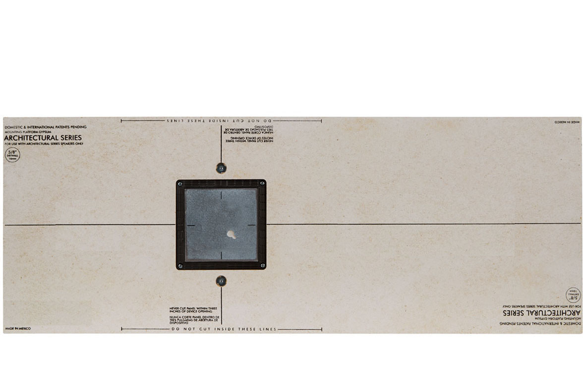 1/2" Discreet Gypsum Mounting Platform